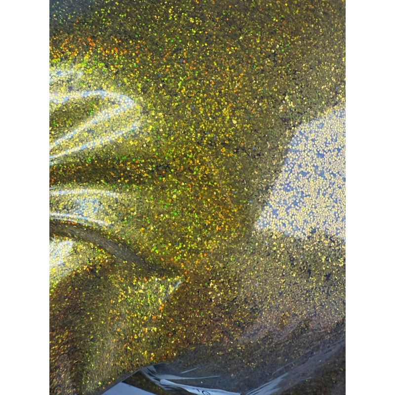 Глітер " Середньої фракції голограма АВ 1/40 " 1 кг  ,  золото