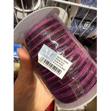 Стрічка оксамитова " 0.6 см"  виноградна 45 метрів