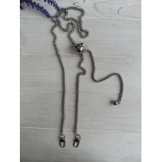 Комплект Ланцюжок регулятором, срібло   100 см