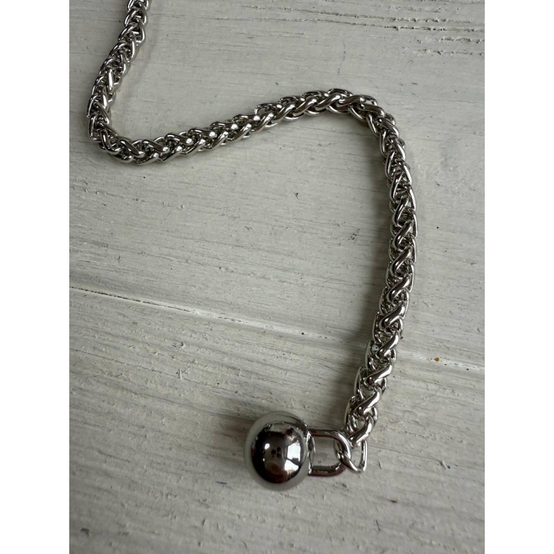 Комплект Ланцюжок регулятором, срібло   100 см