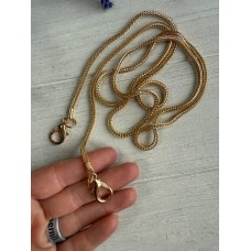 Комплект Ланцюжок з карабіном  № 19 , золото 110 см
