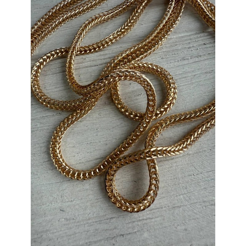 Комплект Ланцюжок з карабіном  № 19 , золото 110 см