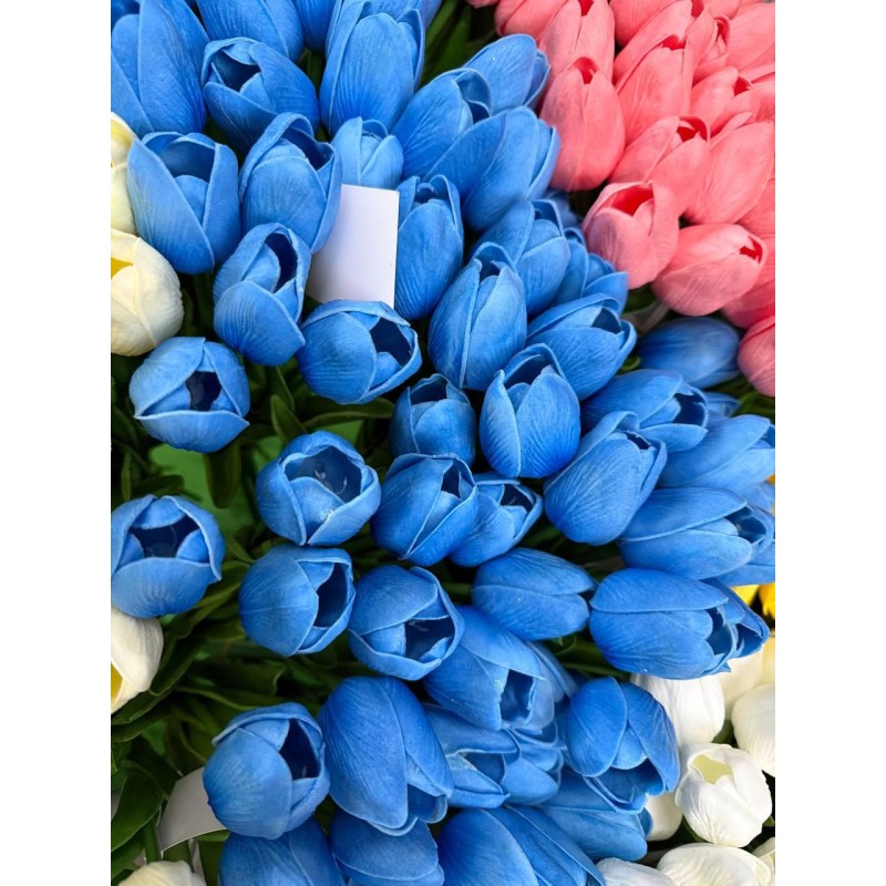 Тюльпани  букет,  сині   9 шт