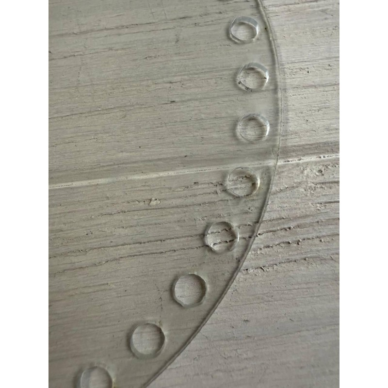 Заготовка акрилова для сумки кругла 14.5 см  , 2 шт