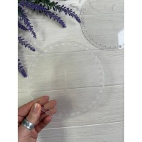 Заготовка акриловая для сумки круглая 14.5 см , 2 шт