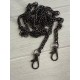Комплект Ланцюжок з карабіном  № 20 , темний нікель   120 см