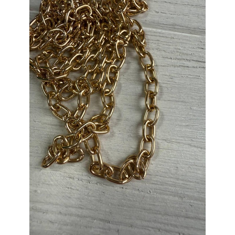 Комплект Ланцюжок з карабіном  № 22 , золото  110 см