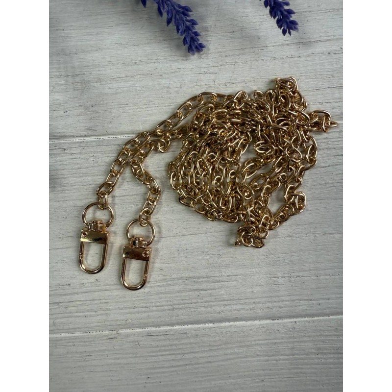 Комплект Ланцюжок з карабіном  № 22 , золото  110 см