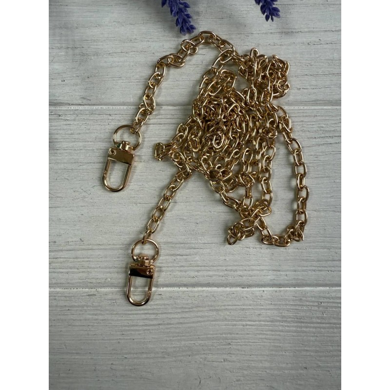 Комплект Ланцюжок з карабіном  № 22 , золото  110 см