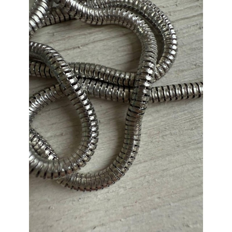 Комплект Ланцюжок з карабіном  № 21 , срібло 110 см