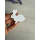 Прикраса " Кролик " білий 10 шт