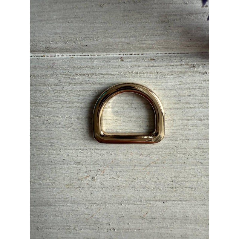 Напівкільце " Преміум лите "  22*18 мм "  світле золото1 шт