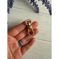 Карабин  " Люкс 36 мм "  светлое золото 1 шт