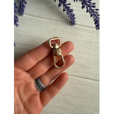 Карабін "  Люкс 36 мм " світле золото 1 шт