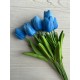 Тюльпани  букет,  сині   9 шт