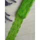 Мереживо стрейчеве "Хвиля " 5,7 см , зелене 6 метрів