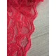 Мереживо стрейчеве " Азалія" 8 см , коралове 5 метрів