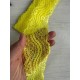 Мереживо стрейчеве "Хвиля " 5,7 см , жовте 3,5 метри