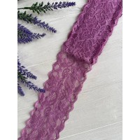 Кружево макраме " Азалия " 8 см, сиреневое 1,5 метра