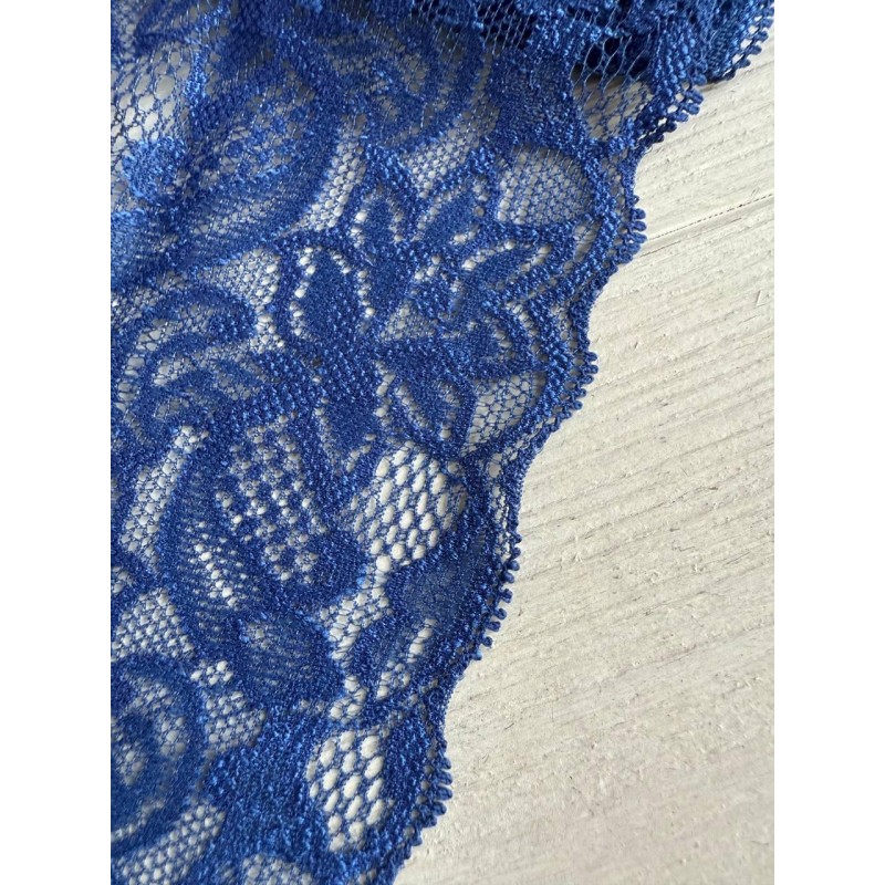 Мереживо стрейчеве " Азалія" 8 см , сапфірове 3 метри