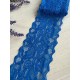 Мереживо стрейчеве " Азалія" 8 см , синє 6 метрів