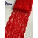 Мереживо стрейчеве " Азалія" 8 см , червона 4 метри