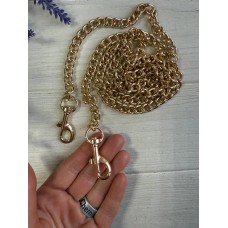 Комплект Ланцюжок з карабіном  № 23 , золото  120 см