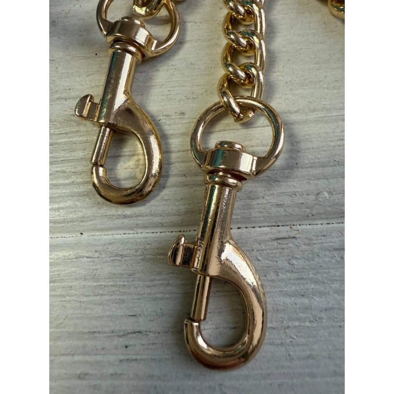 Комплект Ланцюжок з карабіном  № 23 , золото  120 см