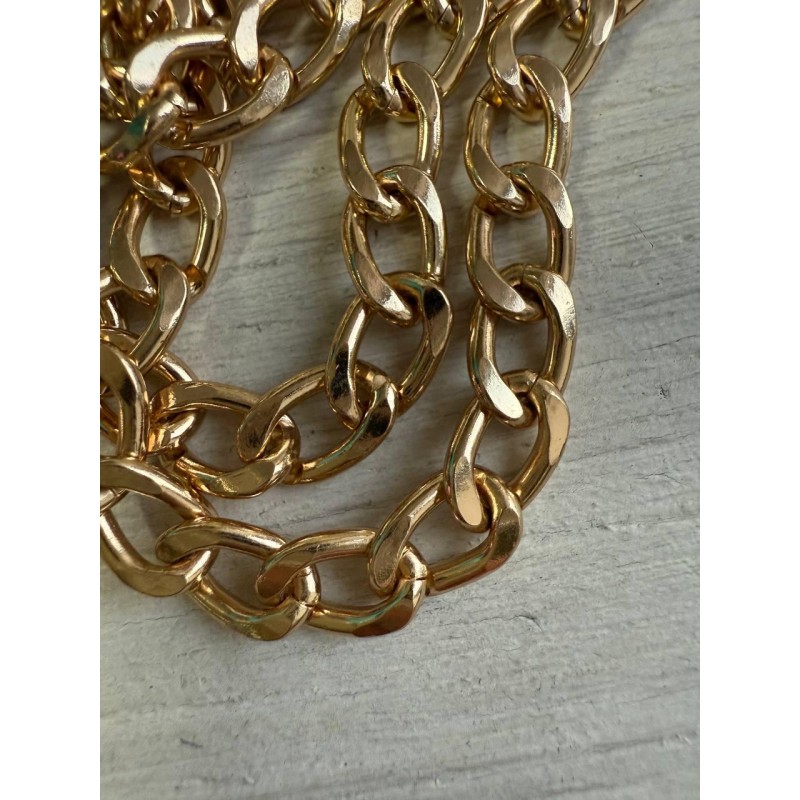 Комплект Ланцюжок з карабіном  № 24 , золото  120 см