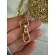 Комплект Ланцюжок з карабіном  № 24 , золото  120 см