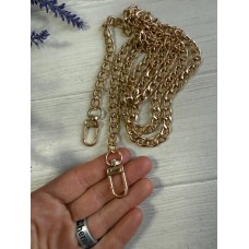 Комплект Ланцюжок з карабіном  № 25 , золото  110 см