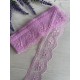 Мереживо органзове " Троянди " , лілове 5 метрів