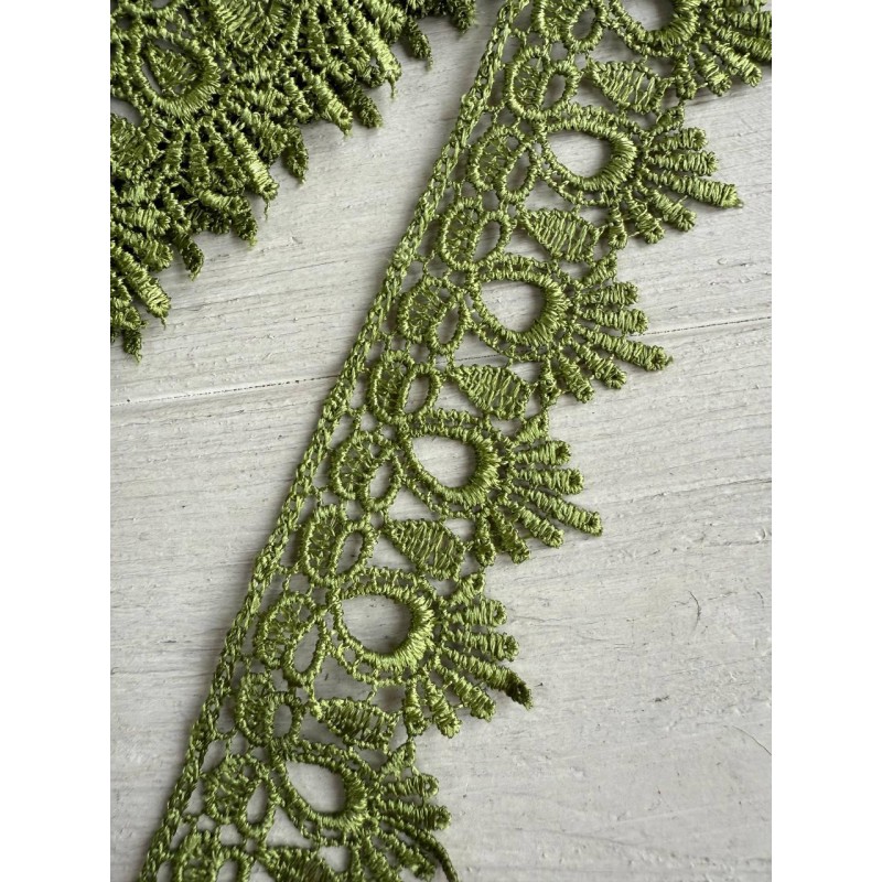 Мереживо макраме " Корона " табачне 7 метрів