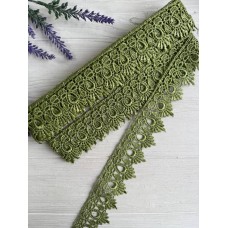Мереживо макраме " Корона " табачне 7 метрів