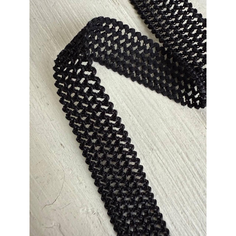 Резинка сетка 1,8 см,  чорна 13 метрів