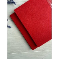 Набор фетра 1,1 см  красный 20 шт