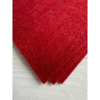 Фетр 2 мм 20 * 30 см  , червоний 3 шт Турція