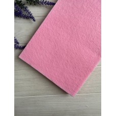 Фетр 2 мм  20 * 30 см , рожевий 5 шт Тірція