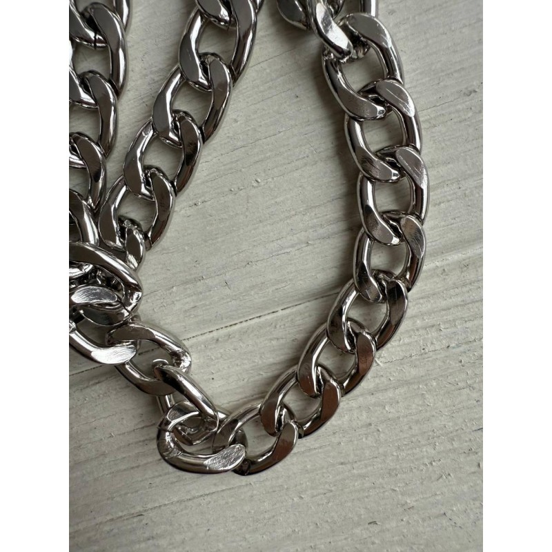 Комплект Ланцюжок з карабіном № 26  , срібло  120 см