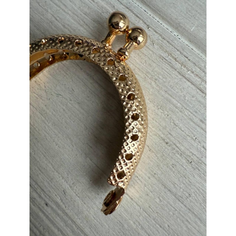 Фермуар брелок пришивний, золото  1 шт