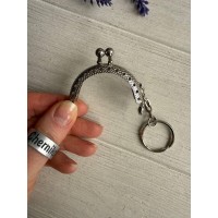 Фермуар брелок, серебро  1 шт
