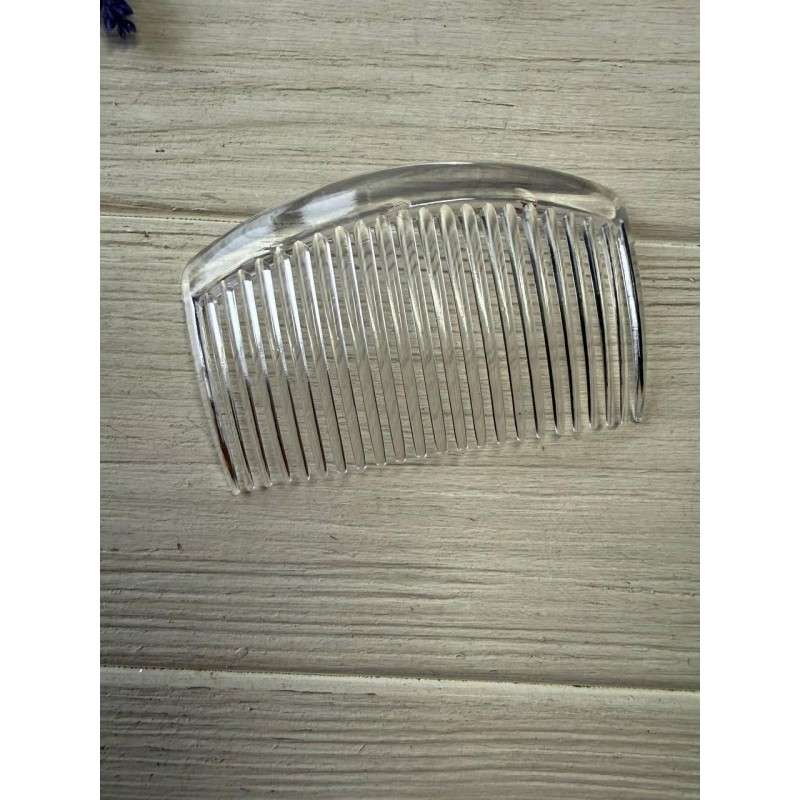 Гребінець пластиковий, прозорий  50 шт