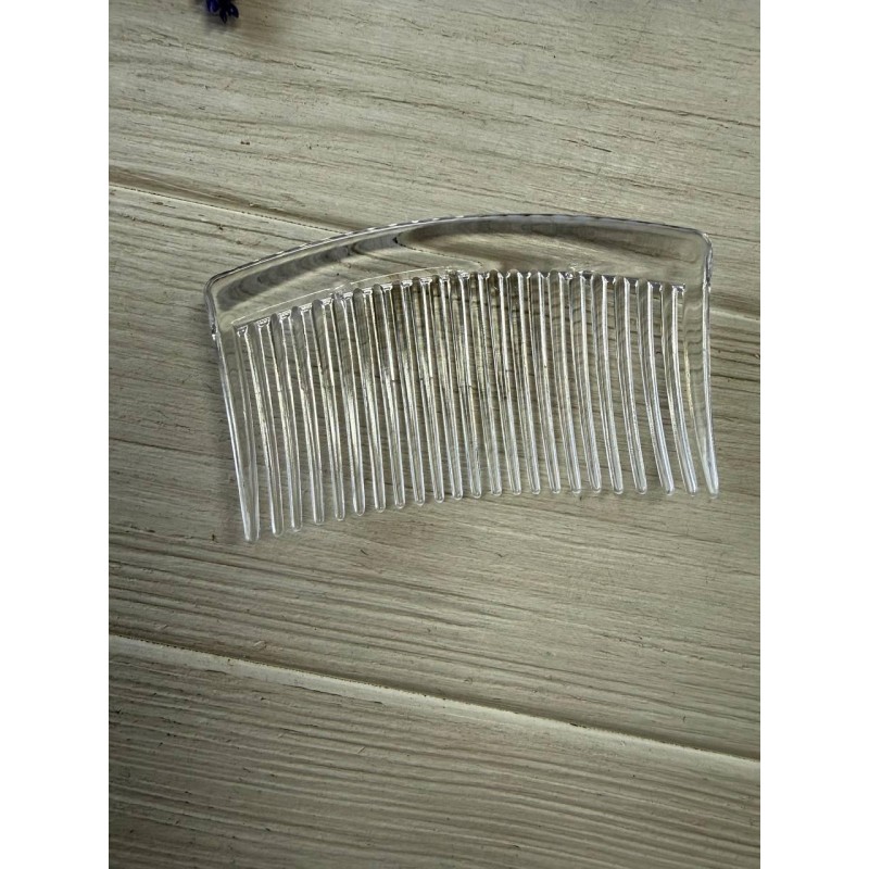 Гребінець пластиковий, прозорий  50 шт