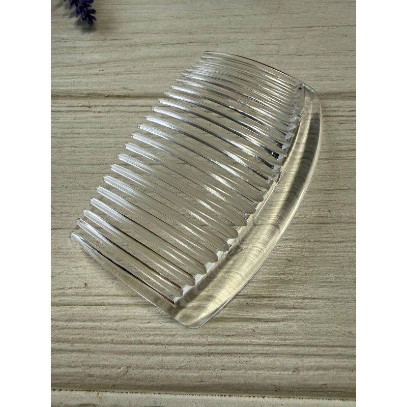 Гребінець пластиковий, прозорий  50 шт