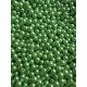 Намистини перлини на нитці "Люкс" 8 мм світло-зелені 500 грамів