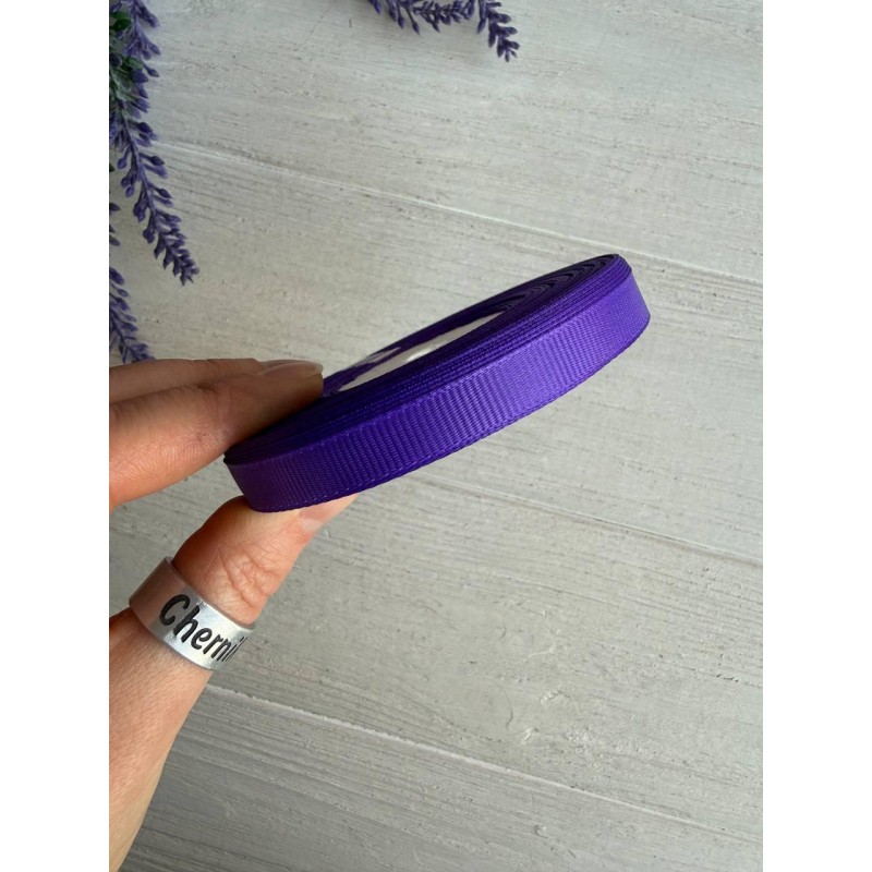 Репс 0,9 см, темно-фіолетовий РУЛОН 22,5 метра