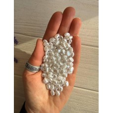 Намистини перли імітація " Барокко С09303 "  білі 500 грамів