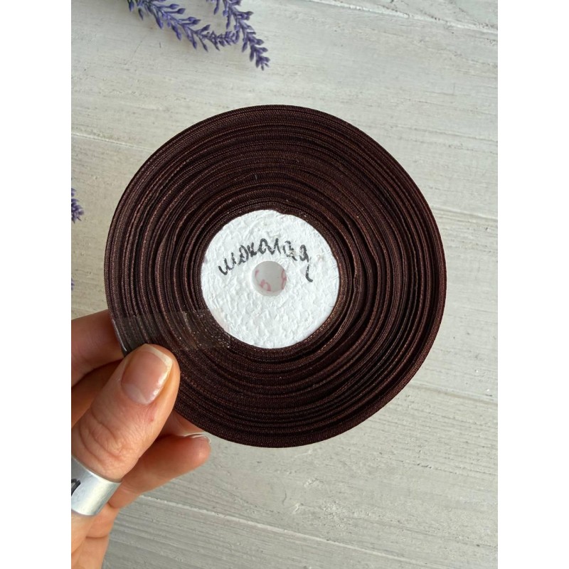 Репс 0,9 см, шоколадний 22,5 метра