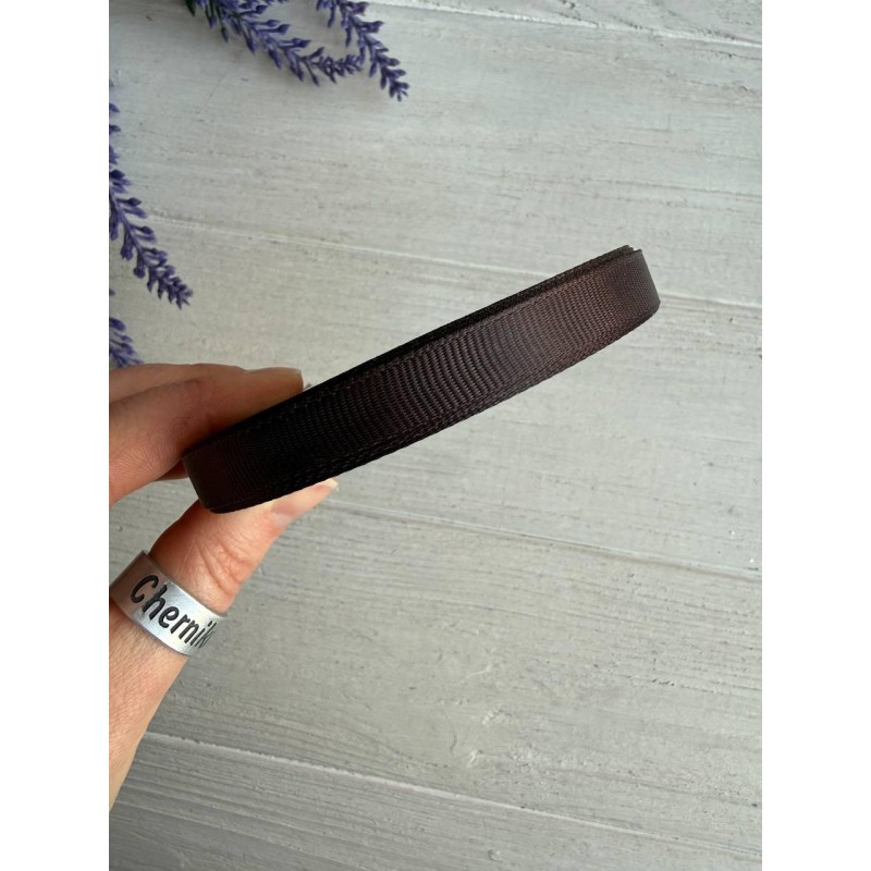 Репс 0,9 см, темно-коричневий РУЛОН 22,5 метра