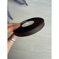 Репс 0,9 см, темно-коричневий РУЛОН 22,5 метра